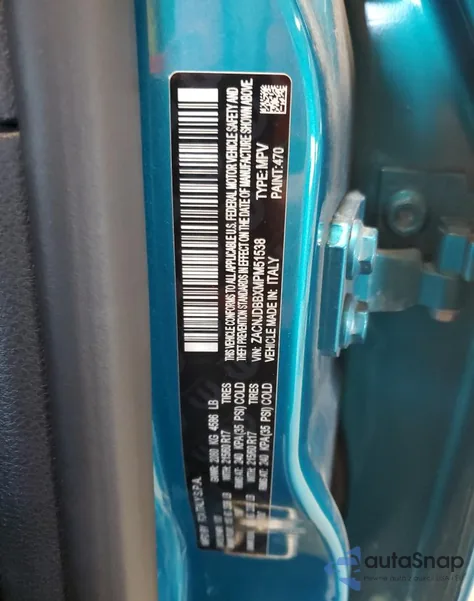 2021 Jeep Renegade Latitude from USA, damaged, VIN ZACNJDBBXMPM51538